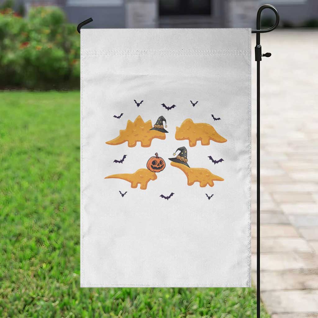 Halloween Dinosaur Nugget Garden Flag Funny Spooky Food Gift - Wonder Print Shop