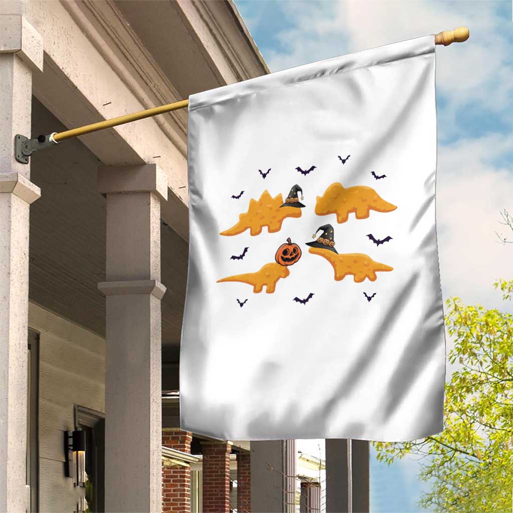 Halloween Dinosaur Nugget Garden Flag Funny Spooky Food Gift - Wonder Print Shop