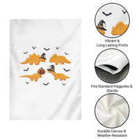 Halloween Dinosaur Nugget Garden Flag Funny Spooky Food Gift - Wonder Print Shop