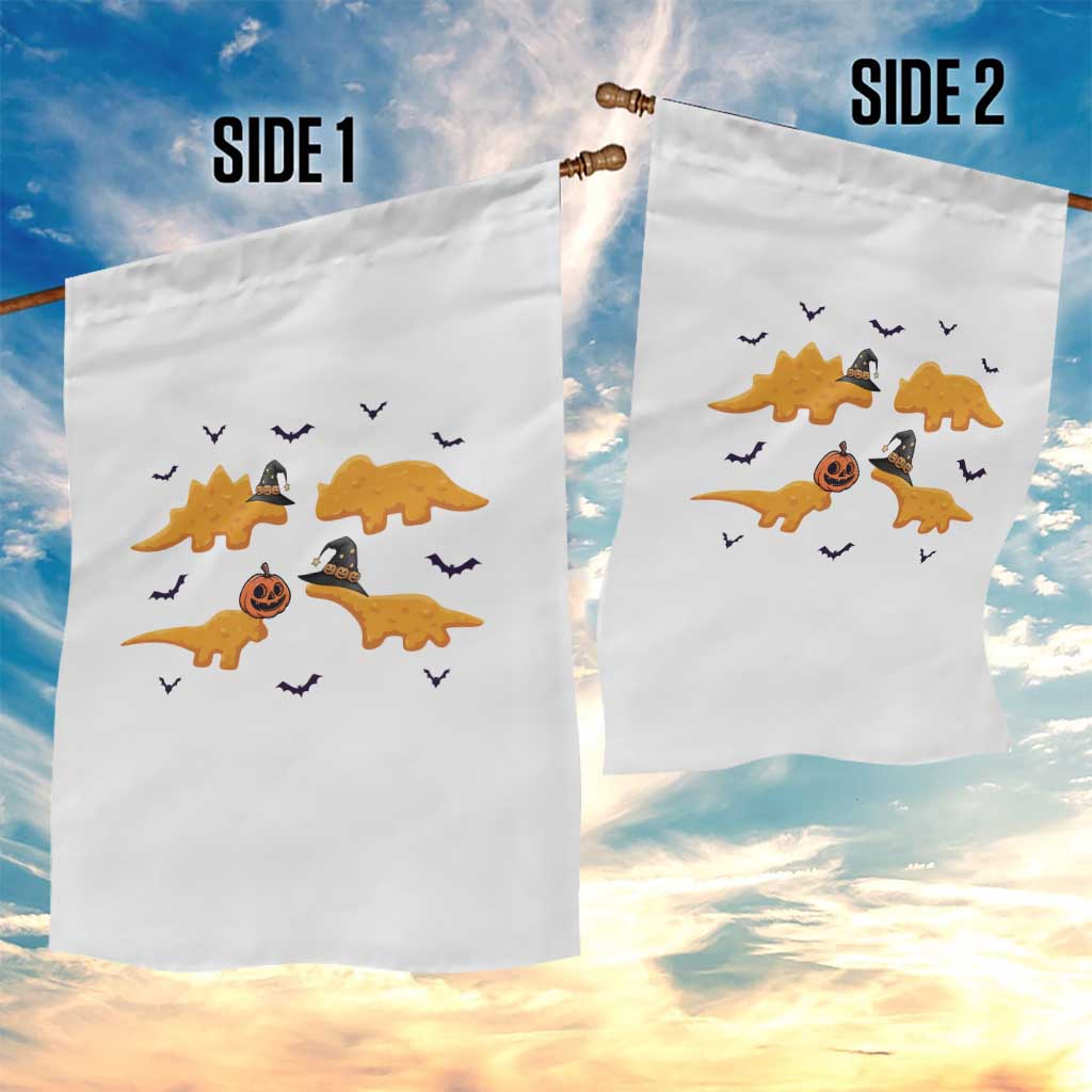 Halloween Dinosaur Nugget Garden Flag Funny Spooky Food Gift - Wonder Print Shop