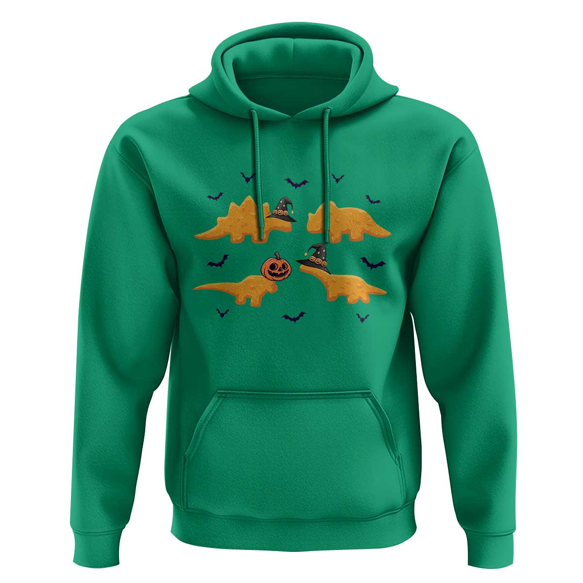 Halloween Dinosaur Nugget Hoodie Funny Spooky Food Gift - Wonder Print Shop