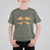 Halloween Dinosaur Nugget T Shirt For Kid Funny Spooky Food Gift - Wonder Print Shop