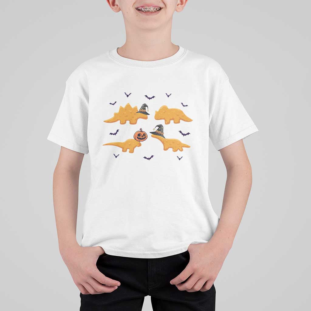 Halloween Dinosaur Nugget T Shirt For Kid Funny Spooky Food Gift - Wonder Print Shop