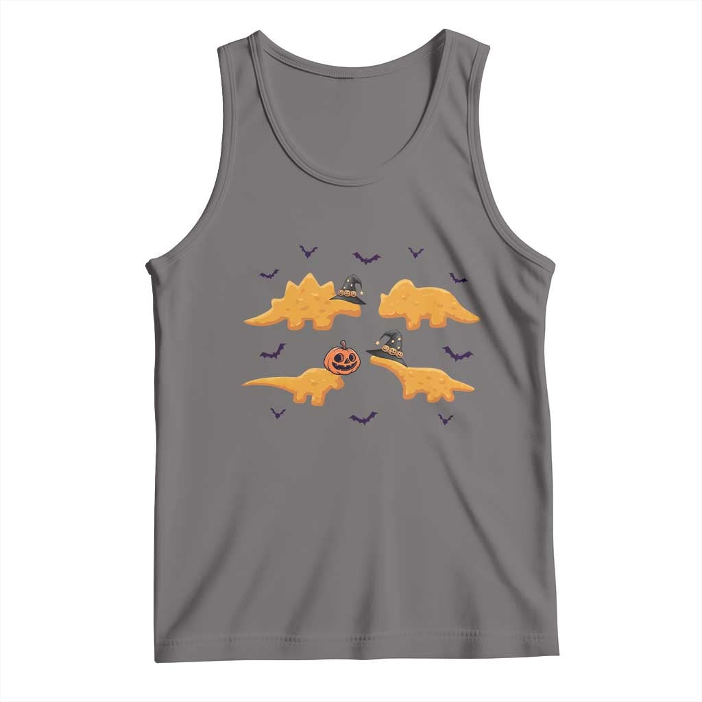 Halloween Dinosaur Nugget Tank Top Funny Spooky Food Gift - Wonder Print Shop