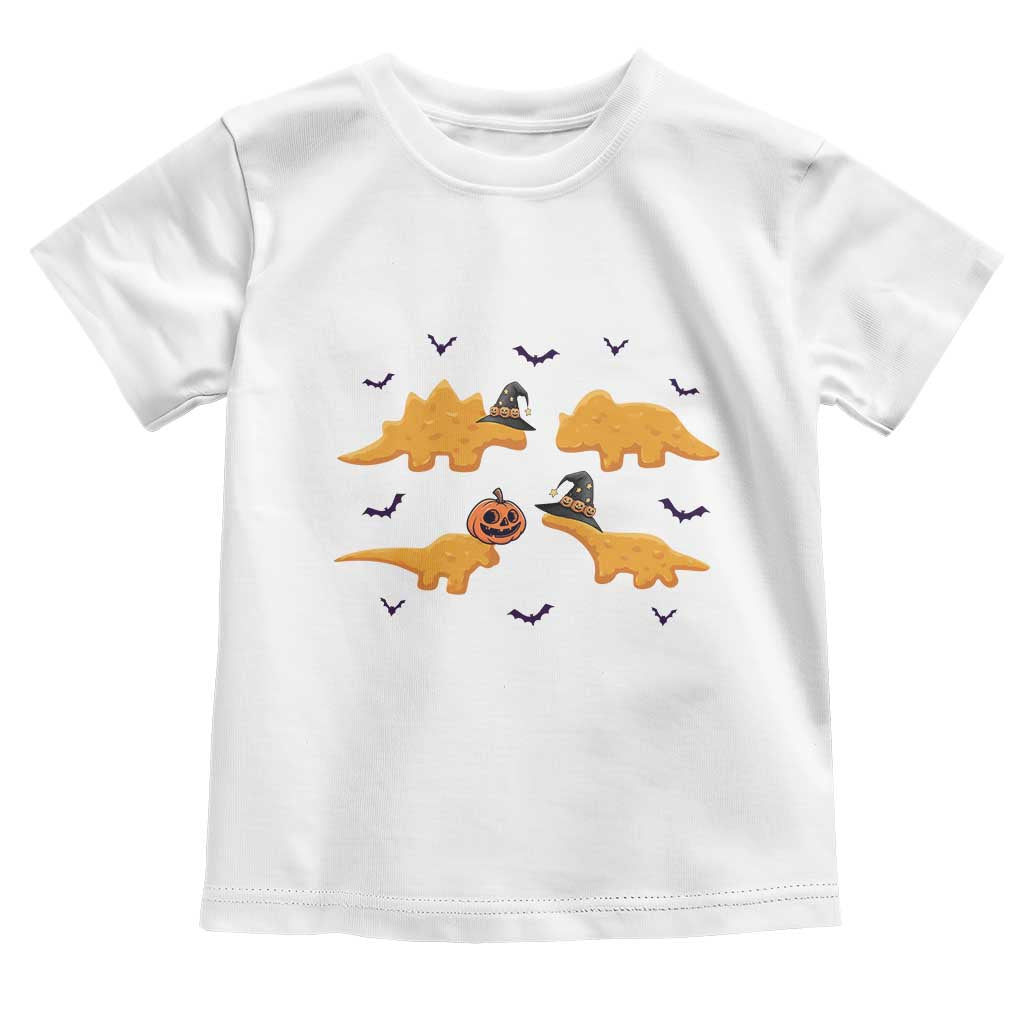 Halloween Dinosaur Nugget Toddler T Shirt Funny Spooky Food Gift - Wonder Print Shop
