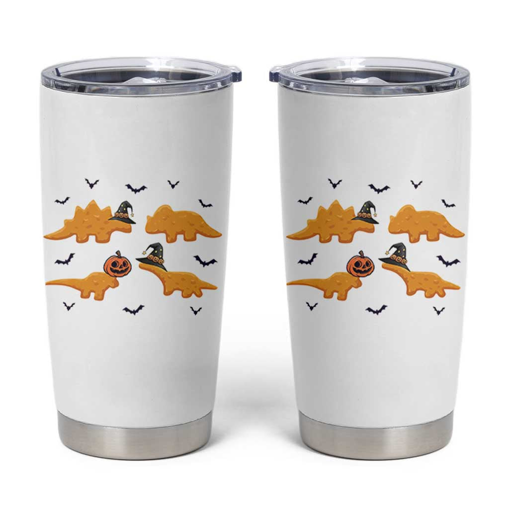 Halloween Dinosaur Nugget Tumbler Cup Funny Spooky Food Gift