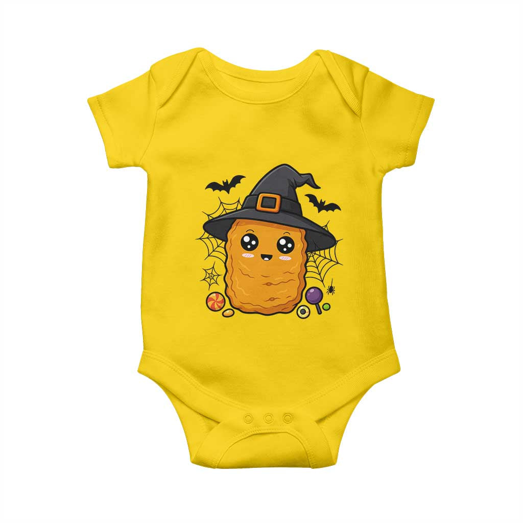 Halloween Nugget With Witch Hat Baby Onesie Funny Food Gift - Wonder Print Shop