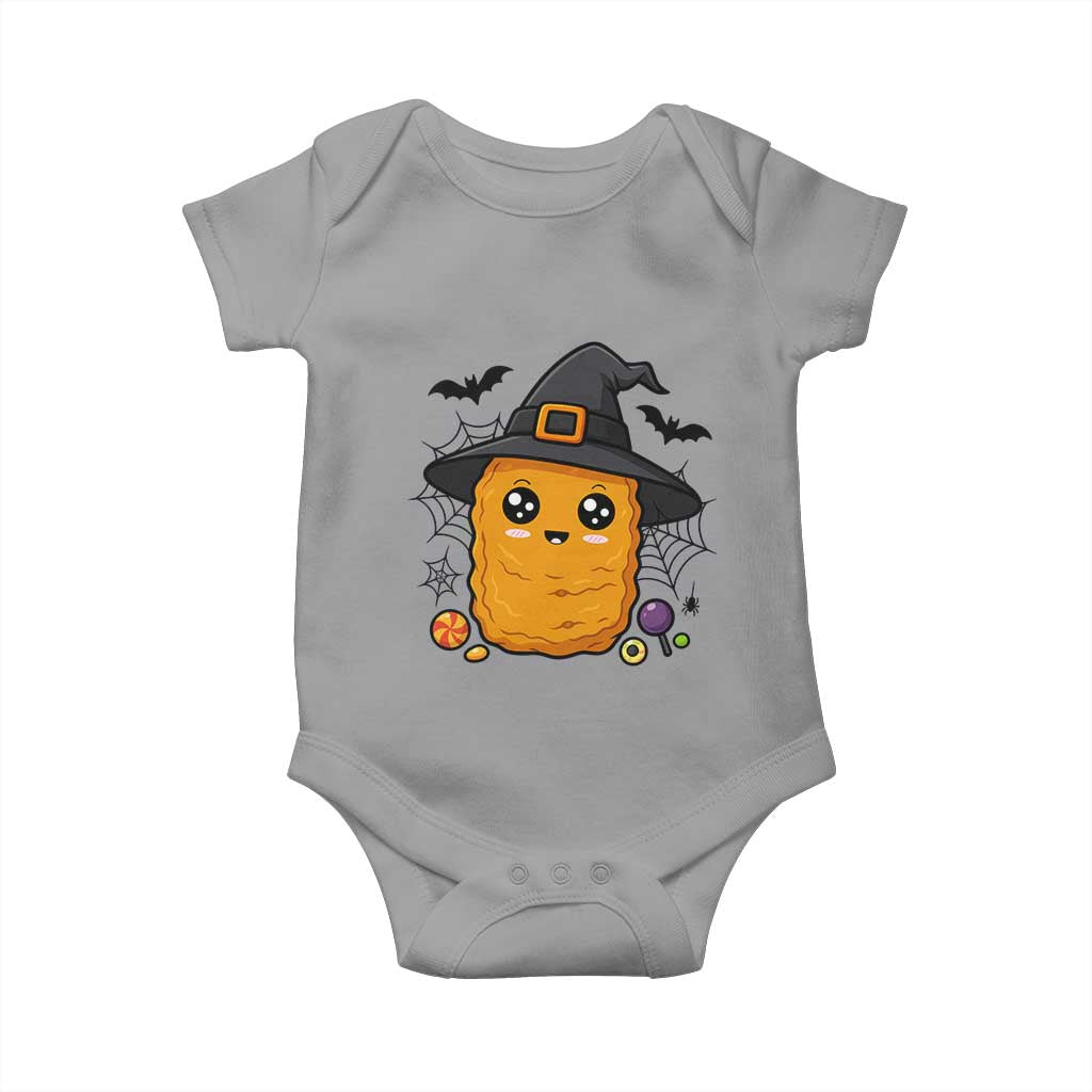 Halloween Nugget With Witch Hat Baby Onesie Funny Food Gift - Wonder Print Shop