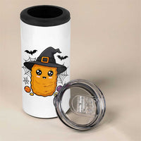 Halloween Nugget With Witch Hat 4 in 1 Can Cooler Tumbler Funny Food Gift