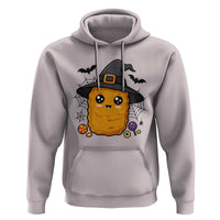 Halloween Nugget With Witch Hat Hoodie Funny Food Gift - Wonder Print Shop