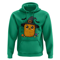 Halloween Nugget With Witch Hat Hoodie Funny Food Gift - Wonder Print Shop