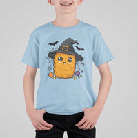 Halloween Nugget With Witch Hat T Shirt For Kid Funny Food Gift - Wonder Print Shop