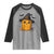 Halloween Nugget With Witch Hat Raglan Shirt Funny Food Gift - Wonder Print Shop