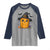Halloween Nugget With Witch Hat Raglan Shirt Funny Food Gift - Wonder Print Shop