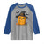 Halloween Nugget With Witch Hat Raglan Shirt Funny Food Gift - Wonder Print Shop