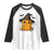 Halloween Nugget With Witch Hat Raglan Shirt Funny Food Gift - Wonder Print Shop