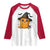 Halloween Nugget With Witch Hat Raglan Shirt Funny Food Gift - Wonder Print Shop