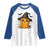 Halloween Nugget With Witch Hat Raglan Shirt Funny Food Gift - Wonder Print Shop