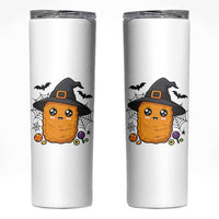 Halloween Nugget With Witch Hat Skinny Tumbler Funny Food Gift
