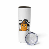Halloween Nugget With Witch Hat Skinny Tumbler Funny Food Gift