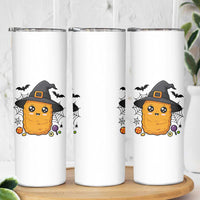 Halloween Nugget With Witch Hat Skinny Tumbler Funny Food Gift