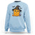 Halloween Nugget With Witch Hat Sweatshirt Funny Food Gift - Wonder Print Shop