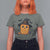 Halloween Nugget With Witch Hat T Shirt For Women Funny Food Gift - Wonder Print Shop