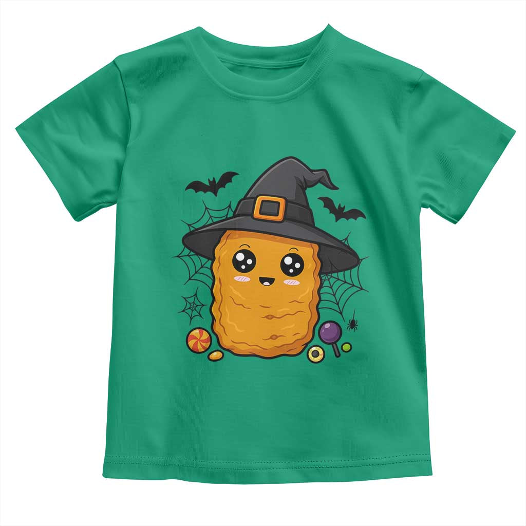 Halloween Nugget With Witch Hat Toddler T Shirt Funny Food Gift - Wonder Print Shop