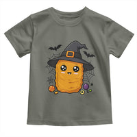 Halloween Nugget With Witch Hat Toddler T Shirt Funny Food Gift - Wonder Print Shop