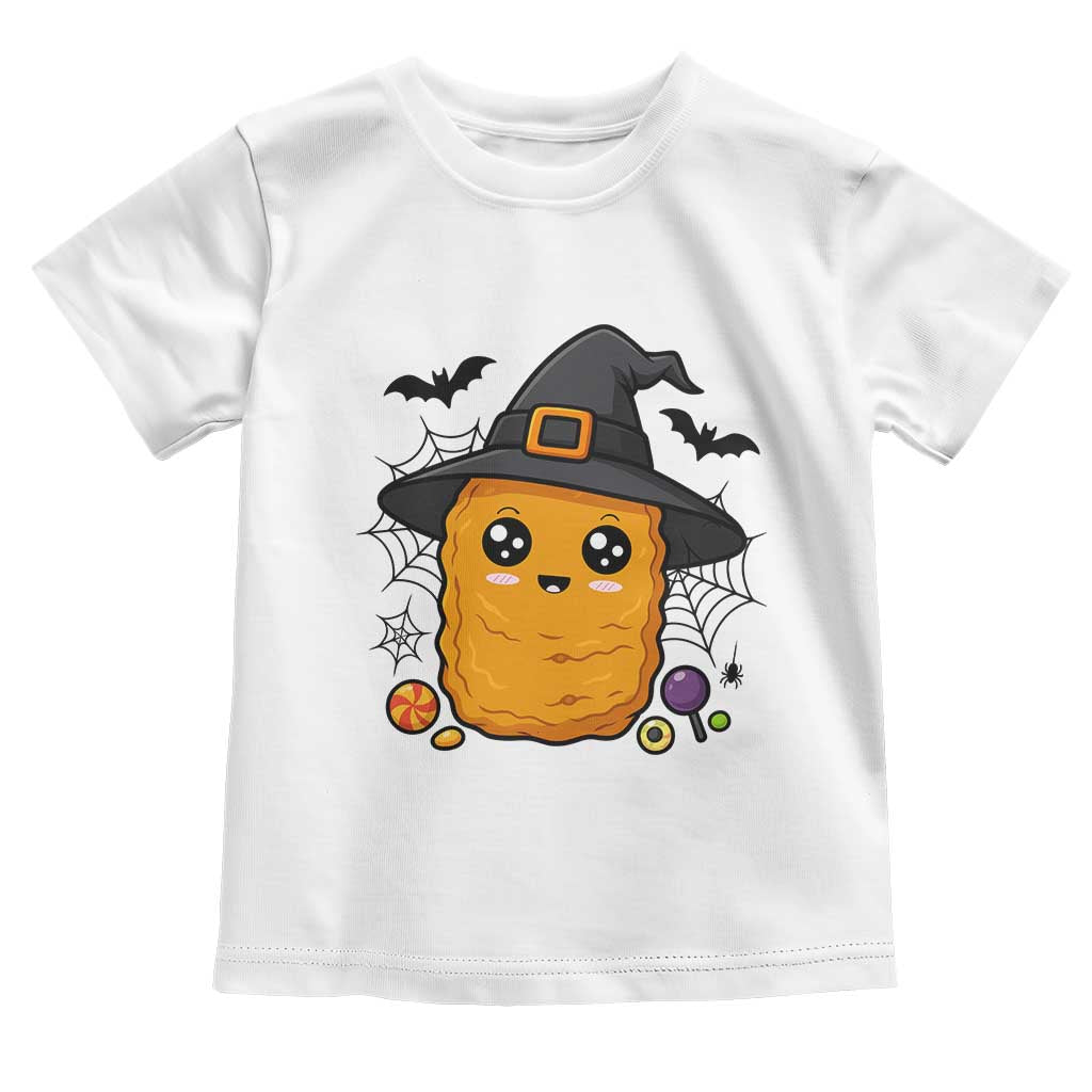Halloween Nugget With Witch Hat Toddler T Shirt Funny Food Gift - Wonder Print Shop