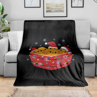 Christmas Chicken Nuggets Throw Blanket Funny Food Lover Gift - Wonder Print Shop