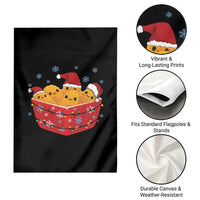 Christmas Chicken Nuggets Garden Flag Funny Food Lover Gift - Wonder Print Shop