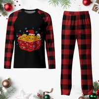 Xmas Chicken Nuggets Plaid Pajama Set Funny Food Lover Gift - Wonder Print Shop