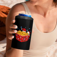 Christmas Chicken Nuggets 4 in 1 Can Cooler Tumbler Funny Food Lover Gift
