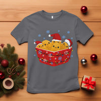 Christmas Chicken Nuggets T Shirt Funny Food Lover Gift - Wonder Print Shop