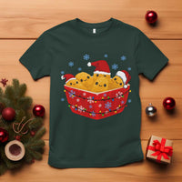 Christmas Chicken Nuggets T Shirt Funny Food Lover Gift - Wonder Print Shop