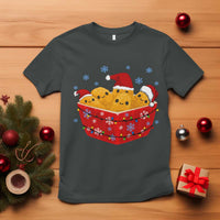 Christmas Chicken Nuggets T Shirt Funny Food Lover Gift - Wonder Print Shop