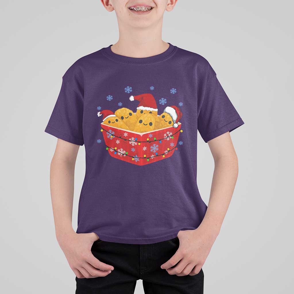 Christmas Chicken Nuggets T Shirt For Kid Funny Food Lover Gift - Wonder Print Shop