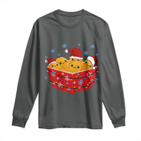 Christmas Chicken Nuggets Long Sleeve Shirt Funny Food Lover Gift - Wonder Print Shop