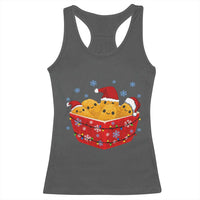 Christmas Chicken Nuggets Racerback Tank Top Funny Food Lover Gift - Wonder Print Shop
