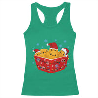 Christmas Chicken Nuggets Racerback Tank Top Funny Food Lover Gift - Wonder Print Shop