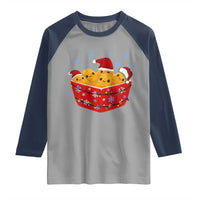 Christmas Chicken Nuggets Raglan Shirt Funny Food Lover Gift - Wonder Print Shop