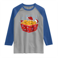 Christmas Chicken Nuggets Raglan Shirt Funny Food Lover Gift - Wonder Print Shop