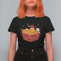Christmas Chicken Nuggets T Shirt For Women Funny Food Lover Gift - Wonder Print Shop