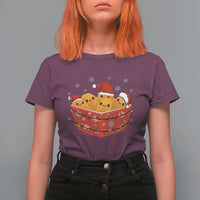 Christmas Chicken Nuggets T Shirt For Women Funny Food Lover Gift - Wonder Print Shop