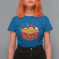 Christmas Chicken Nuggets T Shirt For Women Funny Food Lover Gift - Wonder Print Shop