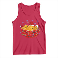 Christmas Chicken Nuggets Tank Top Funny Food Lover Gift - Wonder Print Shop