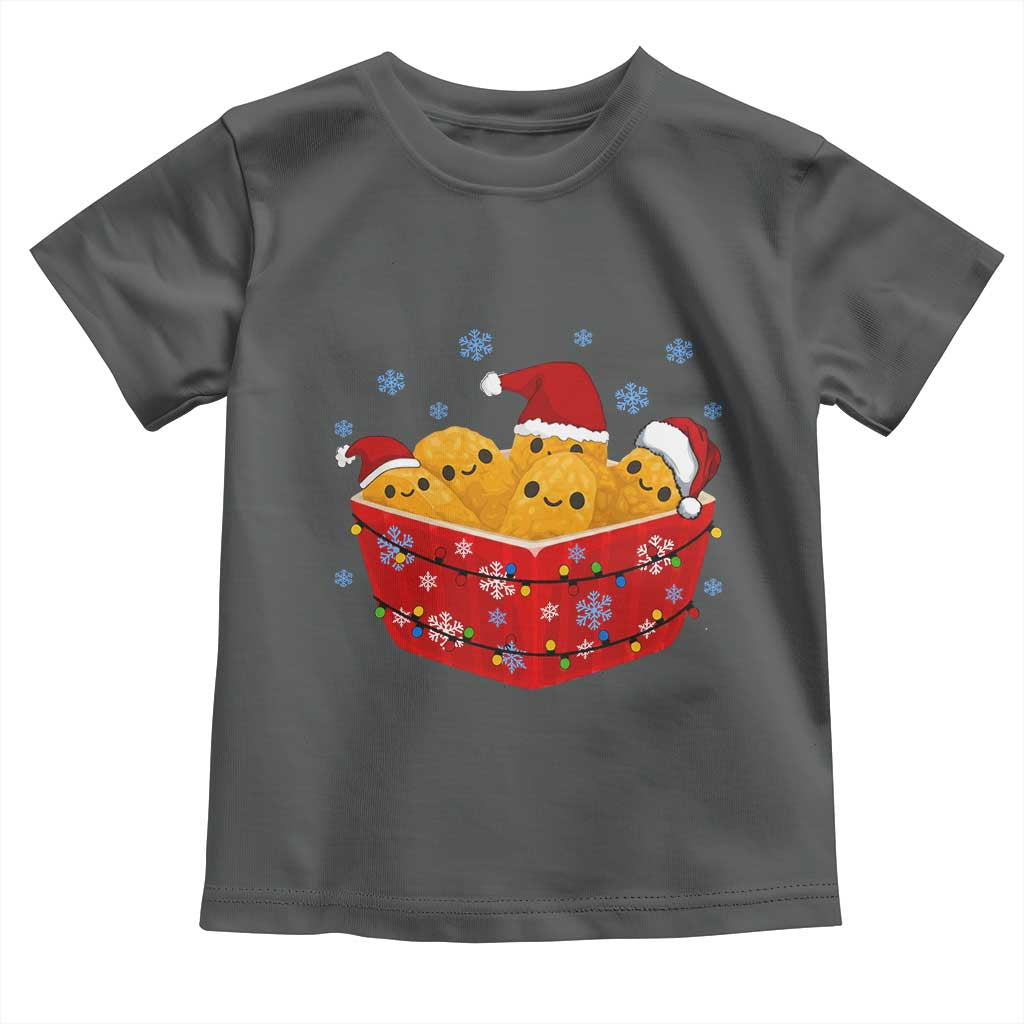 Christmas Chicken Nuggets Toddler T Shirt Funny Food Lover Gift - Wonder Print Shop
