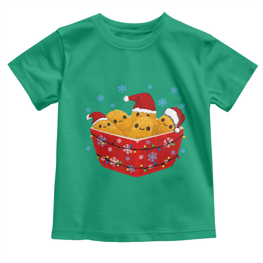 Christmas Chicken Nuggets Toddler T Shirt Funny Food Lover Gift - Wonder Print Shop