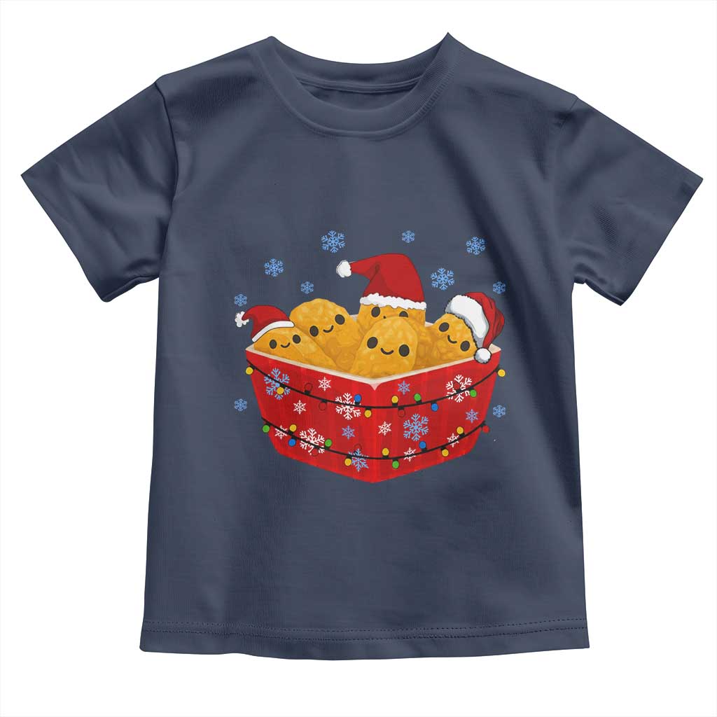 Christmas Chicken Nuggets Toddler T Shirt Funny Food Lover Gift - Wonder Print Shop